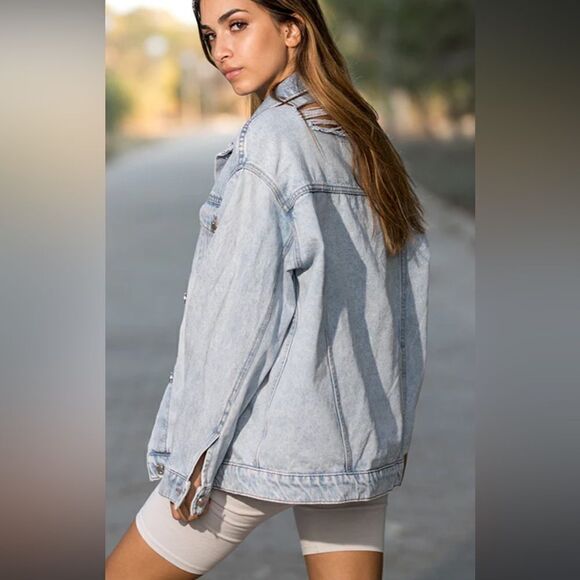 Cheap Monday NWT oversized denim jacket - Picture 2 of 6